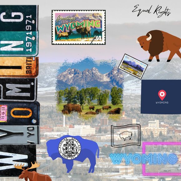 Wyoming Tumbler, Wyoming State Tumbler, Wyoming Coffee Tumbler - Picture 2 of 7